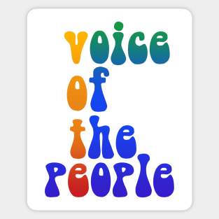 Voice Of The People - VOTE Sticker